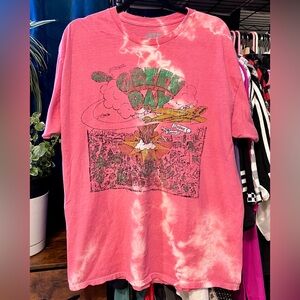 Urban Outfitters Green Day Tie Dye Graphic Tee